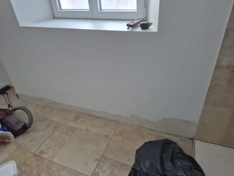 Étape 2 : mur nettoyé et préparé